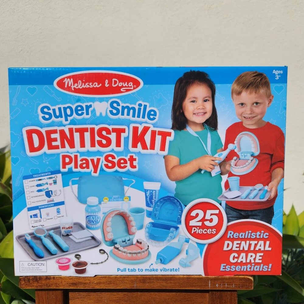 NEW Melissa & Doug Dentist Dental Pretend Play Teeth Set 25-piece Includes set o